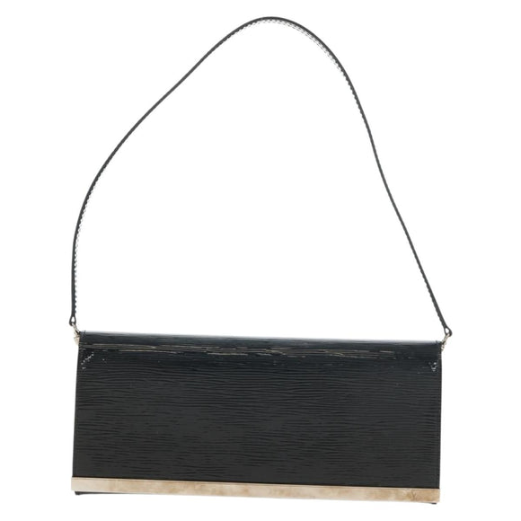 LOUIS VUITTON Electric Epi Pochette Sevigne Bag Black M4055N LV Auth ep11924