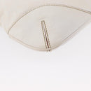 GUCCI Sherry Line Chain Shoulder Bag Leather White Gold 153011 Auth ep11925-12