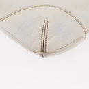 GUCCI Sherry Line Chain Shoulder Bag Leather White Gold 153011 Auth ep11925-13