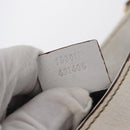 GUCCI Sherry Line Chain Shoulder Bag Leather White Gold 153011 Auth ep11925-22