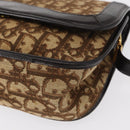 Christian Dior Trotter Canvas Shoulder Bag Beige Gold Auth ep11926-14