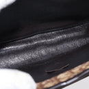 Christian Dior Trotter Canvas Shoulder Bag Beige Gold Auth ep11926-12