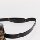 Christian Dior Trotter Canvas Shoulder Bag Beige Gold Auth ep11926-8