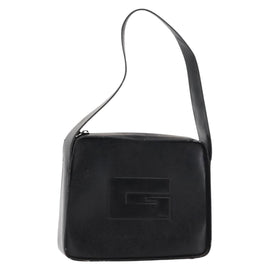 GUCCI Shoulder Bag Patent leather Black Silver 001 3032 Auth ep11927