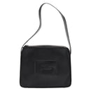 GUCCI Shoulder Bag Patent leather Black Silver 001 3032 Auth ep11927-13