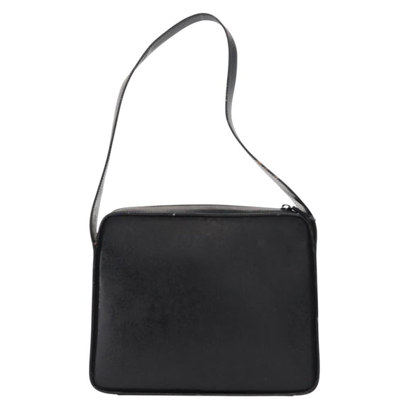 GUCCI Shoulder Bag Patent leather Black Silver 001 3032 Auth ep11927