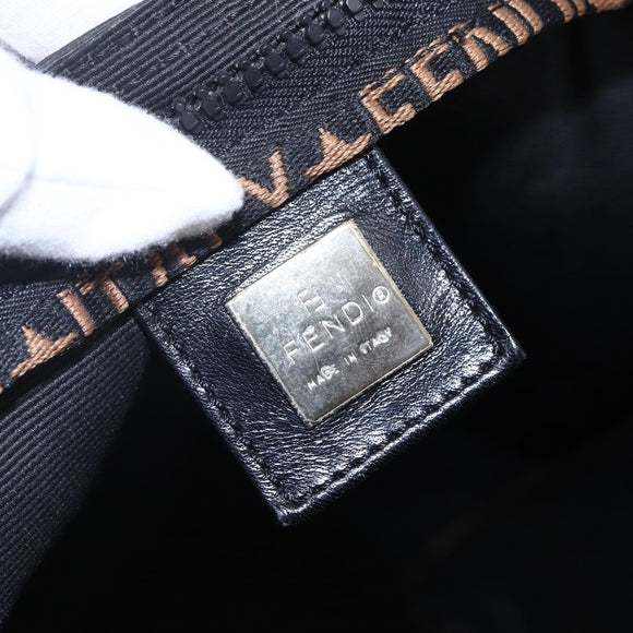 FENDI Hand Bag Nylon Black Auth ep11928