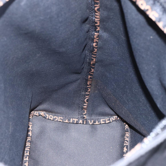 FENDI Hand Bag Nylon Black Auth ep11928