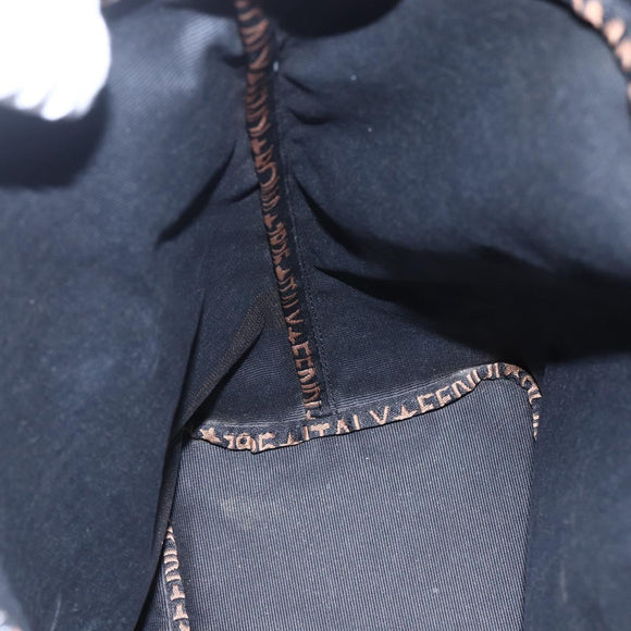 FENDI Hand Bag Nylon Black Auth ep11928