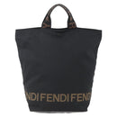 FENDI Hand Bag Nylon Black Auth ep11928-13