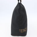 FENDI Hand Bag Nylon Black Auth ep11928-3