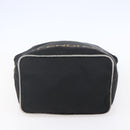 FENDI Hand Bag Nylon Black Auth ep11928-5