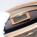 Christian Dior Honeycomb Canvas Shoulder Bag PVC Beige Gold Auth ep11929-11