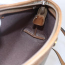 Christian Dior Honeycomb Canvas Shoulder Bag PVC Beige Gold Auth ep11929-18