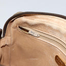 GUCCI GG Plus Supreme Shoulder Bag PVC Beige Gold Auth ep11930-22