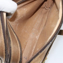 GUCCI GG Plus Supreme Shoulder Bag PVC Beige Gold Auth ep11930-24