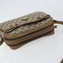 GUCCI GG Plus Supreme Shoulder Bag PVC Beige Gold Auth ep11930-6