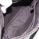 CELINE Macadam Canvas Shoulder Bag Beige Gold Auth ep11932-16