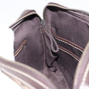 CELINE Macadam Canvas Shoulder Bag Beige Gold Auth ep11932-17