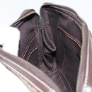 CELINE Macadam Canvas Shoulder Bag Beige Gold Auth ep11932-18