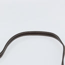 CELINE Macadam Canvas Shoulder Bag Beige Gold Auth ep11932-8