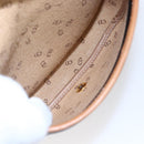 Christian Dior Shoulder Bag Nylon Leather Black Brown gold Auth ep11933-11