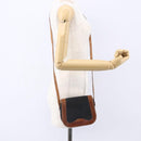 Christian Dior Shoulder Bag Nylon Leather Black Brown gold Auth ep11933-20