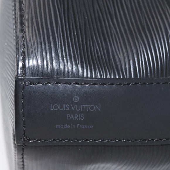 LOUIS VUITTON Epi Sac Depaule GM Schoudertas Zwart M80155 LV Auth ep11935