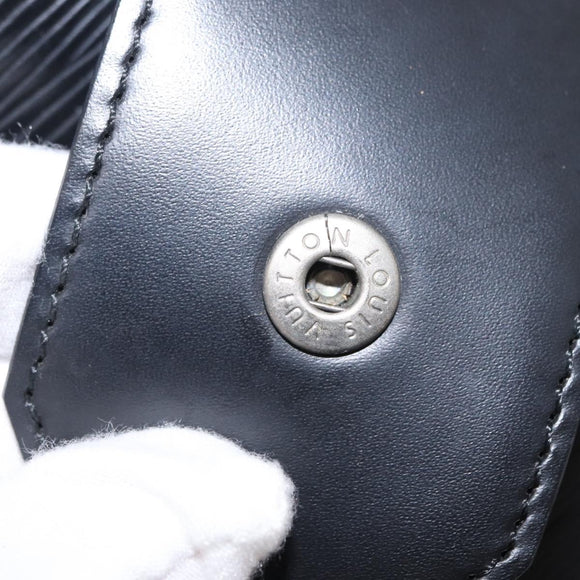 LOUIS VUITTON Epi Sac Depaule GM Schoudertas Zwart M80155 LV Auth ep11935