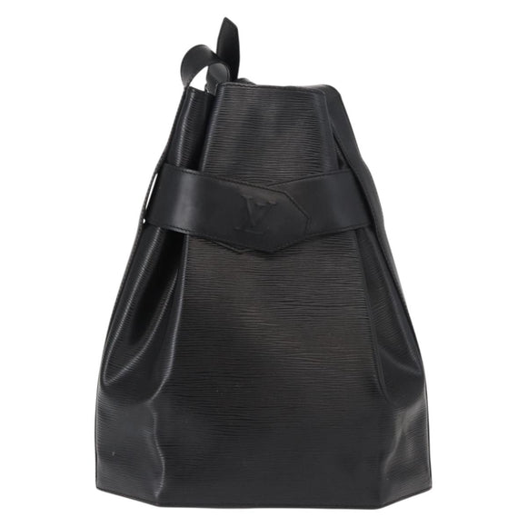 LOUIS VUITTON Epi Sac Depaule GM Shoulder Bag Black M80155 LV Auth ep11935