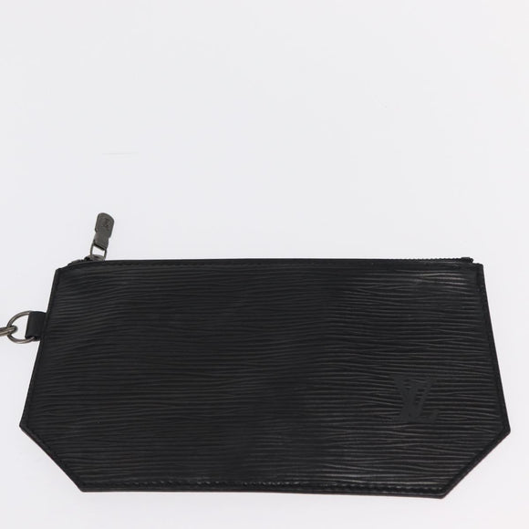 LOUIS VUITTON Epi Sac Depaule GM Shoulder Bag Black M80155 LV Auth ep11935