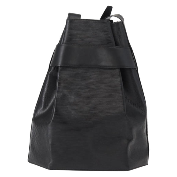 LOUIS VUITTON Epi Sac Depaule GM Schoudertas Zwart M80155 LV Auth ep11935