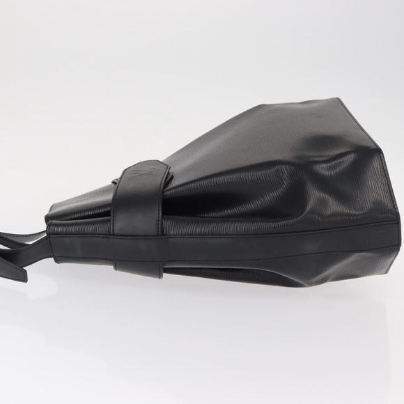 LOUIS VUITTON Epi Sac Depaule GM Shoulder Bag Black M80155 LV Auth ep11935