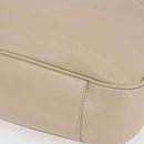 GUCCI Bamboo Shoulder Bag Leather 2way Beige Gold 001 2113 1577 Auth ep11942-15