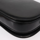 GUCCI Shoulder Bag Leather Black Gold Auth ep11944-16