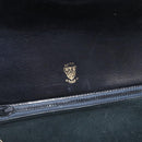 GUCCI Shoulder Bag Leather Black Gold Auth ep11944-19