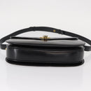GUCCI Shoulder Bag Leather Black Gold Auth ep11944-5