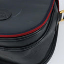 GUCCI Shoulder Bag Leather Navy Gold 007 261 0107 Auth ep11947-14