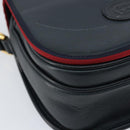 GUCCI Shoulder Bag Leather Navy Gold 007 261 0107 Auth ep11947-15