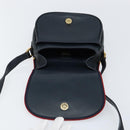 GUCCI Shoulder Bag Leather Navy Gold 007 261 0107 Auth ep11947-10
