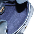 GUCCI Shoulder Bag Leather Navy Gold 007 261 0107 Auth ep11947-11