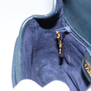 GUCCI Shoulder Bag Leather Navy Gold 007 261 0107 Auth ep11947-21