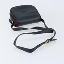 GUCCI Shoulder Bag Leather Navy Gold 007 261 0107 Auth ep11947-7