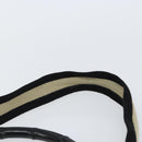 GUCCI GG Canvas Bamboo Shoulder Bag 2way Black Silver 001 4095 Auth ep11948-14