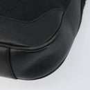 GUCCI GG Canvas Bamboo Shoulder Bag 2way Black Silver 001 4095 Auth ep11948-10