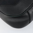 GUCCI GG Canvas Bamboo Shoulder Bag 2way Black Silver 001 4095 Auth ep11948-15