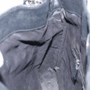 GUCCI GG Canvas Bamboo Shoulder Bag 2way Black Silver 001 4095 Auth ep11948-20