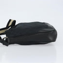 GUCCI GG Canvas Bamboo Shoulder Bag 2way Black Silver 001 4095 Auth ep11948-3