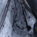 GUCCI Bamboo Hand Bag Leather Black Gold Auth ep11949-20