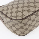 GUCCI GG Supreme Web Sherry Line Bag PVC Beige Gold 89 02 077 Auth ep11951-16